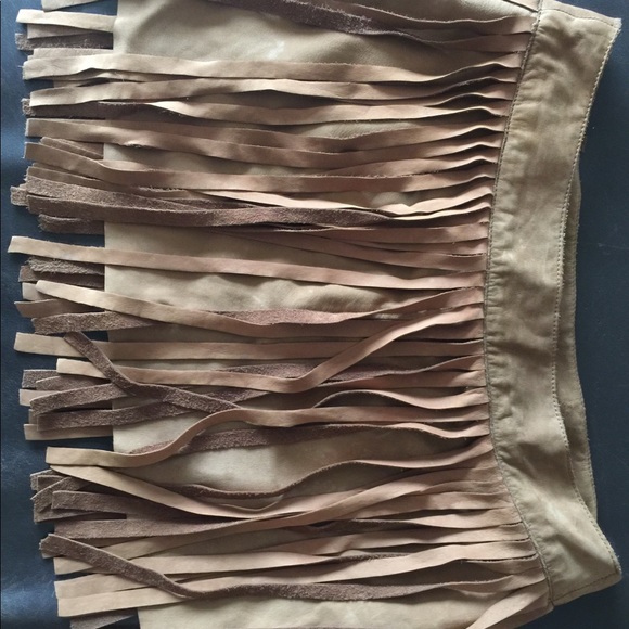 DKNY vintage fringe mini skirt - Picture 2 of 8